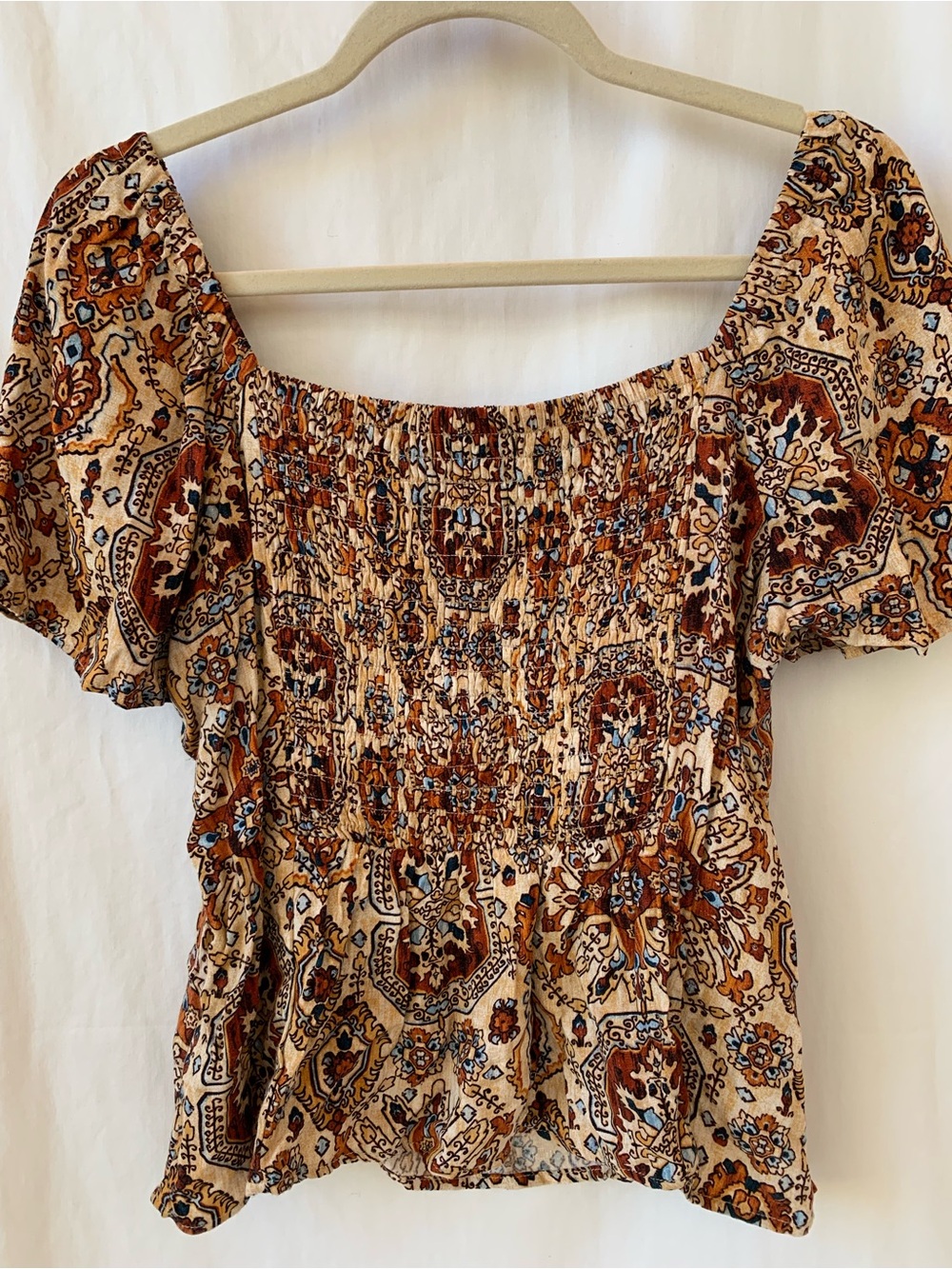 Idyllwind Multicolor Patterned Blouse Size Large - Picture 6 of 9
